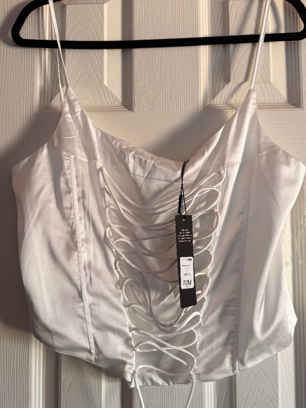White Laced Top